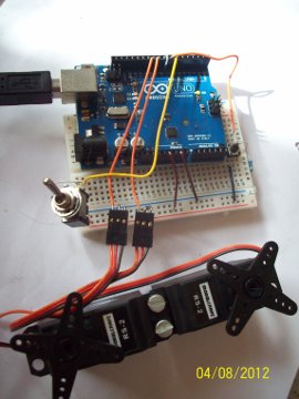 Arduino mit 2 Servos